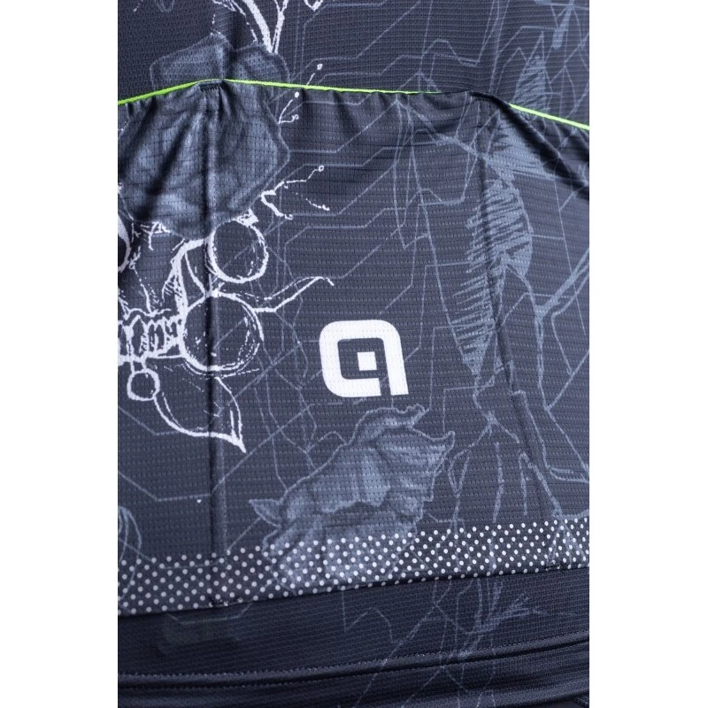Maglia Ciclismo ALE' PR-R SKULL Nero 7 Maglia Ciclismo ALE' PR-R SKULL Nero - immagine 5