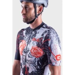 Maglia Ciclismo ALE' PR-R SKULL Nero-bianco -Vendite Santini maglia ciclismo ale pr r skull nero bianco 4