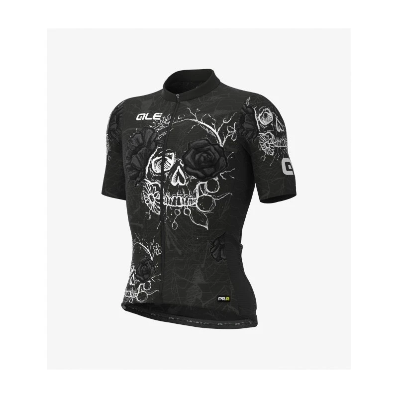Maglia Ciclismo ALE' PR-R SKULL Nero 3 Maglia Ciclismo ALE' PR-R SKULL Nero