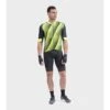 Maglia Ciclismo ALE' PR-R SQUARE Giallo Fluo -Vendite Santini maglia ciclismo ale pr r square giallo fluo