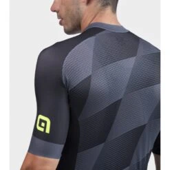 Maglia Ciclismo ALE' PR-R SQUARE Nero -Vendite Santini maglia ciclismo ale pr r square nero 2