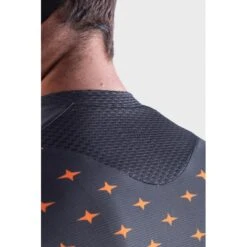 Maglia Ciclismo ALE' PR-R STARS Grigio-arancio -Vendite Santini maglia ciclismo ale pr r stars grigio arancio 1