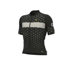 Maglia Ciclismo ALE' PR-R STARS Nero-tortora