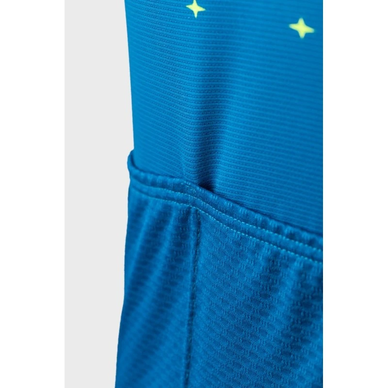 Maglia Ciclismo ALE' PR-R STARS Petrolio-giallo Fluo 4 Maglia Ciclismo ALE' PR-R STARS Petrolio-giallo Fluo - immagine 2