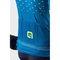 Maglia Ciclismo ALE' PR-R STARS Petrolio-giallo Fluo 13 Maglia Ciclismo ALE' PR-R STARS Petrolio-giallo Fluo -Vendite Santini maglia ciclismo ale pr r stars petrolio giallo fluo 2