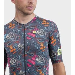 Maglia Ciclismo ALE' PR-R TATTOO Grigio -Vendite Santini maglia ciclismo ale pr r tattoo grigio 3
