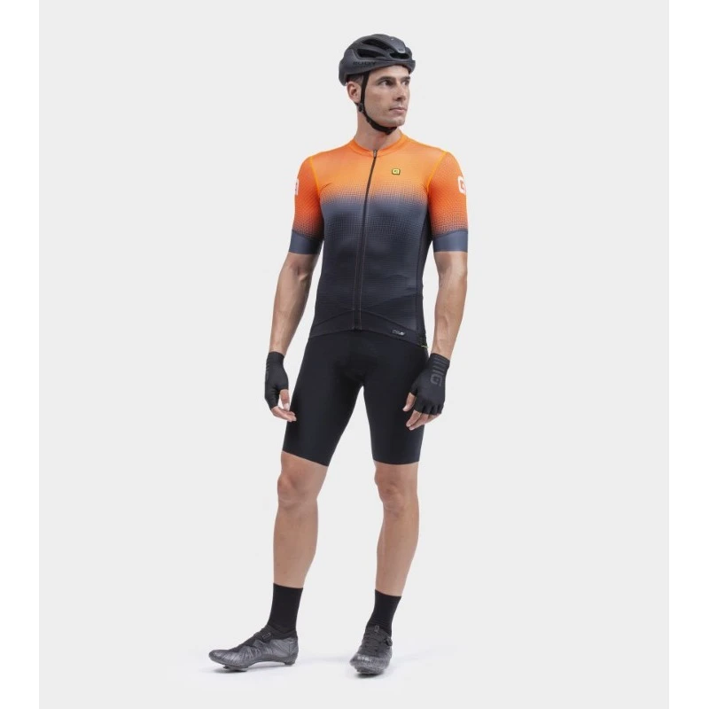 Maglia Ciclismo ALE' PR-S GRADIENT Arancio Fluo 11 Maglia Ciclismo ALE' PR-S GRADIENT Arancio Fluo - immagine 9