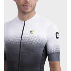 Maglia Ciclismo ALE' PR-S GRADIENT Bianco -Vendite Santini maglia ciclismo ale pr s gradient bianco 4
