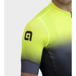 Maglia Ciclismo ALE' PR-S GRADIENT Giallo Fluo -Vendite Santini maglia ciclismo ale pr s gradient giallo fluo 2