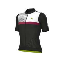 Maglia Ciclismo ALE' PR-S ZIG ZAG Nero 2023
