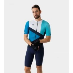 Maglia Ciclismo ALE' PRAGMA NEXT Blu 2023 -Vendite Santini maglia ciclismo ale pragma next blu 2023 3
