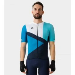 Maglia Ciclismo ALE' PRAGMA NEXT Blu 2023 -Vendite Santini maglia ciclismo ale pragma next blu 2023 4