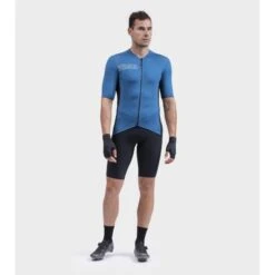 Maglia Ciclismo ALE' SOLID COLOR BLOCK Blu Italia -Vendite Santini maglia ciclismo ale solid color block blu italia 6