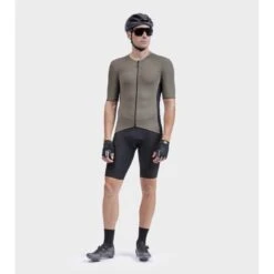 Maglia Ciclismo ALE' SOLID COLOR BLOCK Oliva