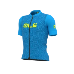 Maglia Ciclismo ALE' SOLID CROSS Azzurro 2023