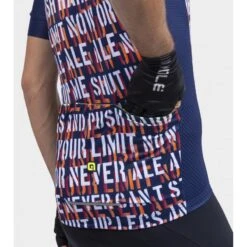 Maglia Ciclismo ALE' SOLID RIDE Blu -Vendite Santini maglia ciclismo ale solid ride blu 2