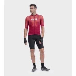 Maglia Ciclismo ALE' SOLID THORN Bordeaux -Vendite Santini maglia ciclismo ale solid thorn bordeaux 4
