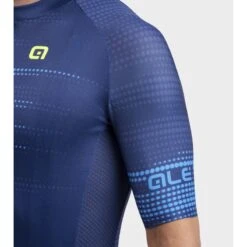 Maglia Ciclismo ALE' SOLID TURBO Blu -Vendite Santini maglia ciclismo ale solid turbo blu 3