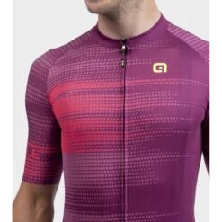 Maglia Ciclismo ALE' SOLID TURBO Bordeaux -Vendite Santini maglia ciclismo ale solid turbo bordeaux 3