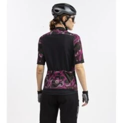 Maglia Ciclismo Donna ALE' OFF ROAD - GRAVEL WOODLAND Viola