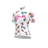 Maglia Ciclismo Donna ALE' PR-R BUTTERFLY Bianco