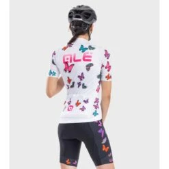 Maglia Ciclismo Donna ALE' PR-R BUTTERFLY Bianco -Vendite Santini maglia ciclismo donna ale pr r butterfly bianco 4