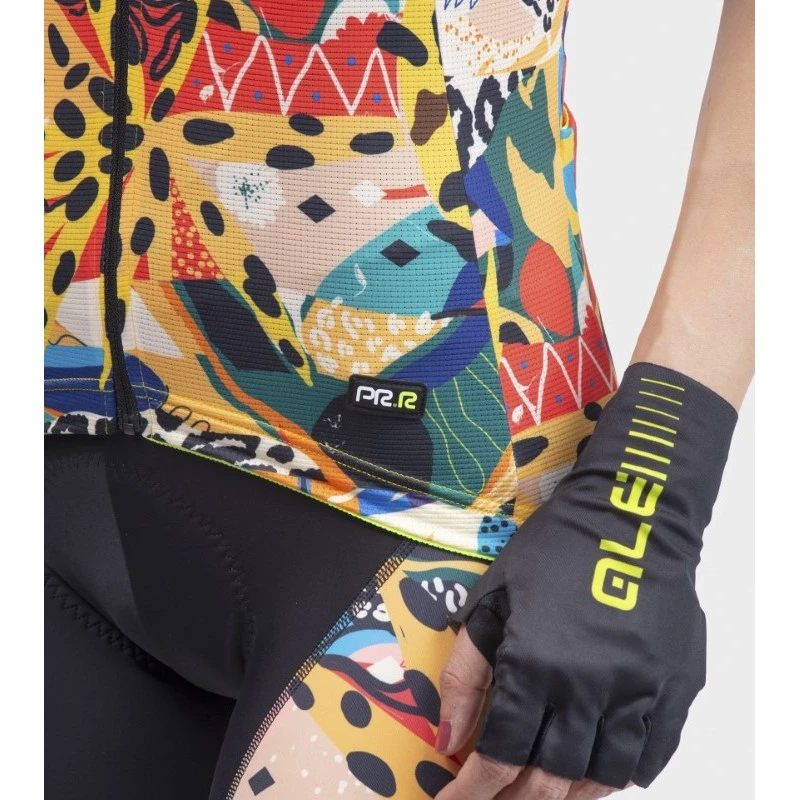 Maglia Ciclismo Donna ALE' PR-R KENYA Giallo 7 Maglia Ciclismo Donna ALE' PR-R KENYA Giallo - immagine 5