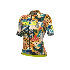 Maglia Ciclismo Donna ALE' PR-R KENYA Giallo