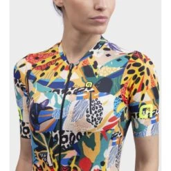 Maglia Ciclismo Donna ALE' PR-R KENYA Giallo 18 Maglia Ciclismo Donna ALE' PR-R KENYA Giallo -Vendite Santini maglia ciclismo donna ale pr r kenya giallo 4