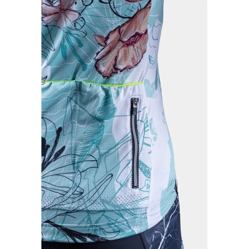 Maglia Ciclismo Donna ALE' PR-R SKULL Acqua 6 Maglia Ciclismo Donna ALE' PR-R SKULL Acqua - immagine 4