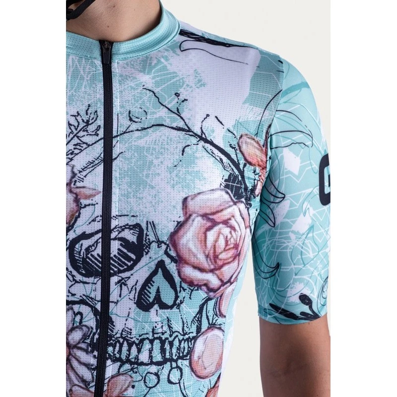 Maglia Ciclismo Donna ALE' PR-R SKULL Acqua 7 Maglia Ciclismo Donna ALE' PR-R SKULL Acqua - immagine 5