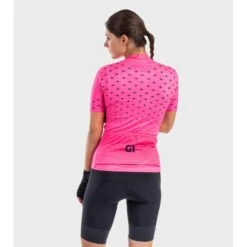 Maglia Ciclismo Donna ALE' PR-R STARS Rosa Flu-blu Marino -Vendite Santini maglia ciclismo donna ale pr r stars rosa flu blu marino 4