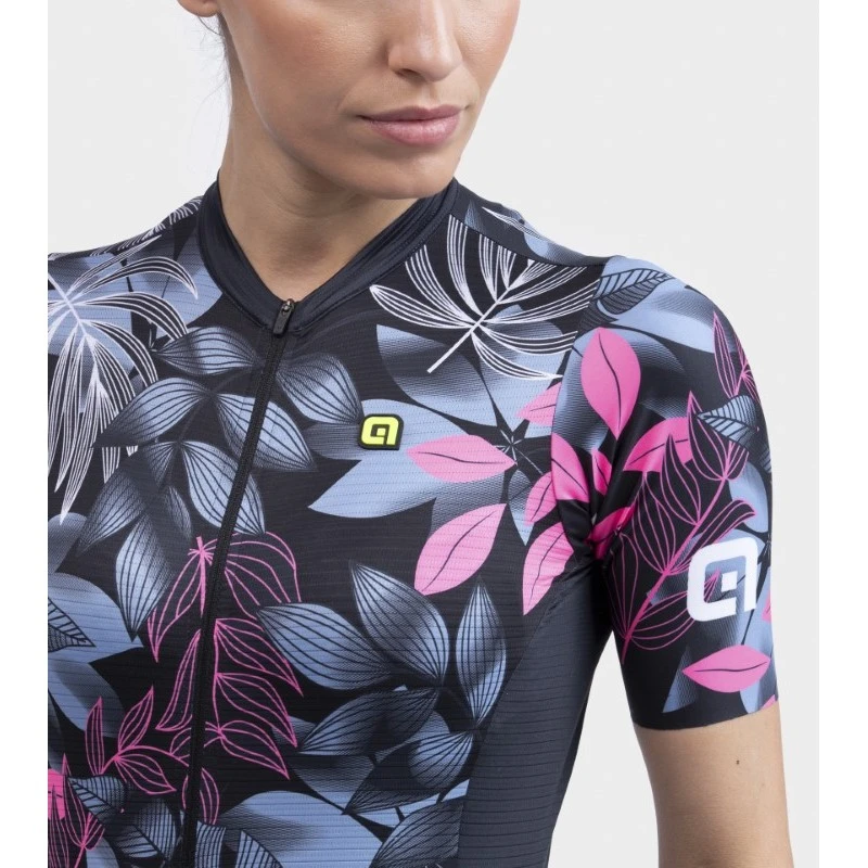 Maglia Ciclismo Donna ALE' PR-S GARDEN Nero 8 Maglia Ciclismo Donna ALE' PR-S GARDEN Nero - immagine 6