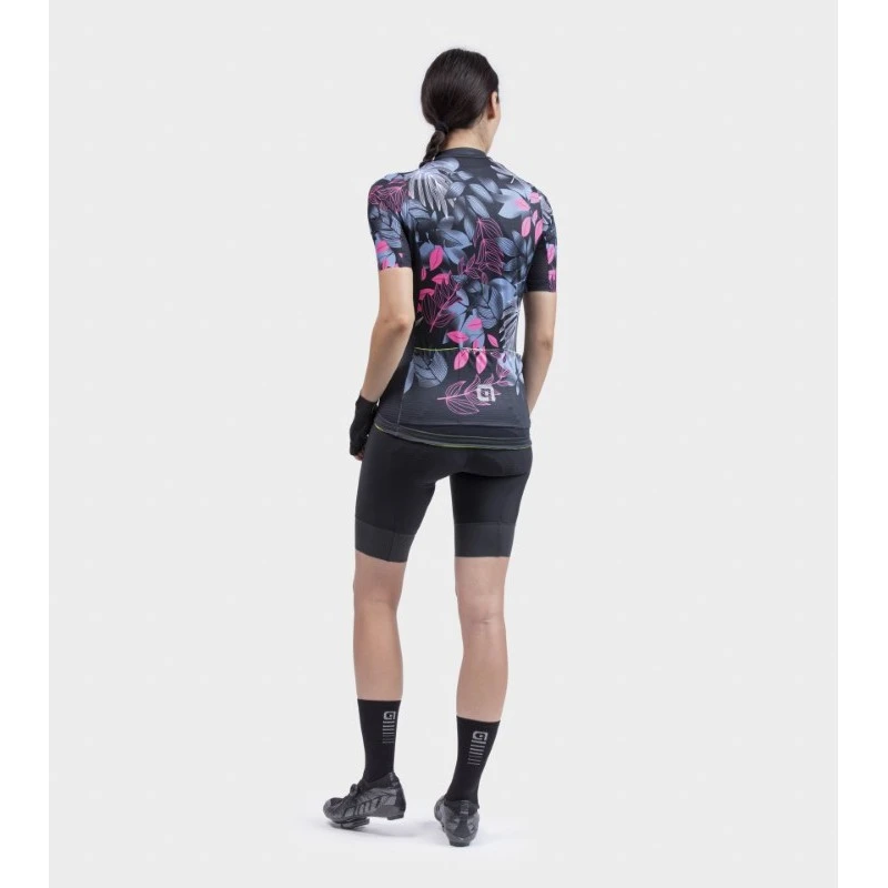 Maglia Ciclismo Donna ALE' PR-S GARDEN Nero 11 Maglia Ciclismo Donna ALE' PR-S GARDEN Nero - immagine 9