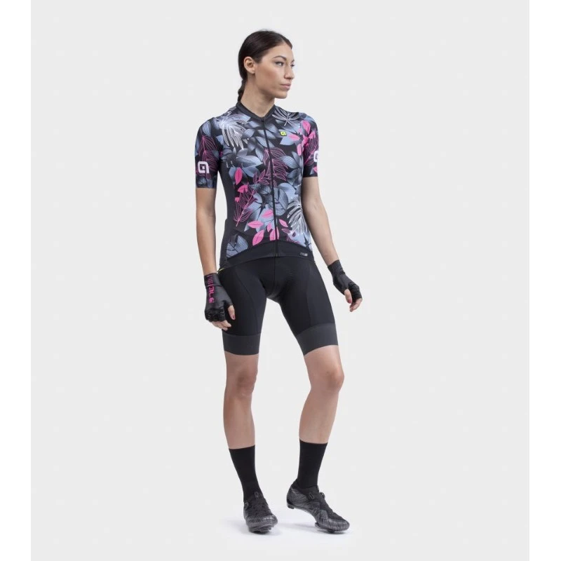 Maglia Ciclismo Donna ALE' PR-S GARDEN Nero 12 Maglia Ciclismo Donna ALE' PR-S GARDEN Nero - immagine 10