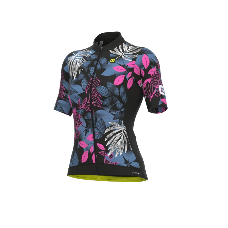 Maglia Ciclismo Donna ALE' PR-S GARDEN Nero 3 Maglia Ciclismo Donna ALE' PR-S GARDEN Nero