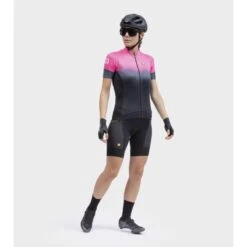 Maglia Ciclismo Donna ALE' PR-S GRADIENT Rosa Fluo -Vendite Santini maglia ciclismo donna ale pr s gradient rosa fluo 7