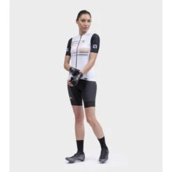 Maglia Ciclismo Donna ALE' PR-S LOGO Bianco -Vendite Santini maglia ciclismo donna ale pr s logo bianco 5