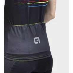 Maglia Ciclismo Donna ALE' PR-S LOGO Nero -Vendite Santini maglia ciclismo donna ale pr s logo nero 3