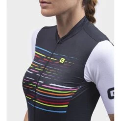 Maglia Ciclismo Donna ALE' PR-S LOGO Nero -Vendite Santini maglia ciclismo donna ale pr s logo nero 4