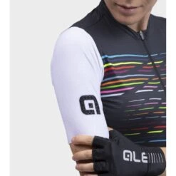 Maglia Ciclismo Donna ALE' PR-S LOGO Nero -Vendite Santini maglia ciclismo donna ale pr s logo nero 5