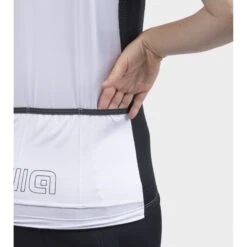 Maglia Ciclismo Donna ALE' SOLID COLOR BLOCK Bianco -Vendite Santini maglia ciclismo donna ale solid color block bianco 1