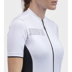 Maglia Ciclismo Donna ALE' SOLID COLOR BLOCK Bianco -Vendite Santini maglia ciclismo donna ale solid color block bianco 3