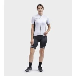 Maglia Ciclismo Donna ALE' SOLID COLOR BLOCK Bianco -Vendite Santini maglia ciclismo donna ale solid color block bianco 5