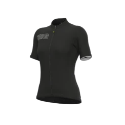 Maglia Ciclismo Donna ALE' SOLID COLOR BLOCK Nero