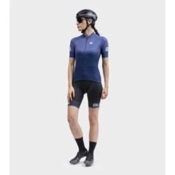 Maglia Ciclismo Donna ALE' SOLID LEVEL Blu -Vendite Santini maglia ciclismo donna ale solid level blu 5