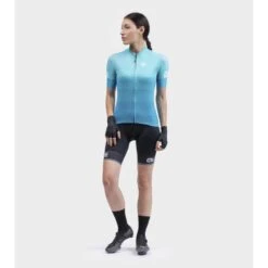 Maglia Ciclismo Donna ALE' SOLID LEVEL Turchese 17 Maglia Ciclismo Donna ALE' SOLID LEVEL Turchese -Vendite Santini maglia ciclismo donna ale solid level turchese 5