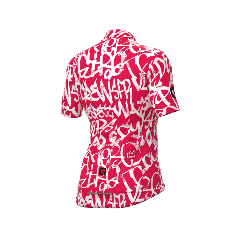 Maglia Ciclismo Donna ALE' SOLID RIDE Fragola 4 Maglia Ciclismo Donna ALE' SOLID RIDE Fragola - immagine 2