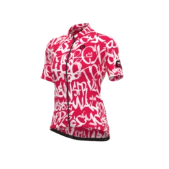 Maglia Ciclismo Donna ALE' SOLID RIDE Fragola