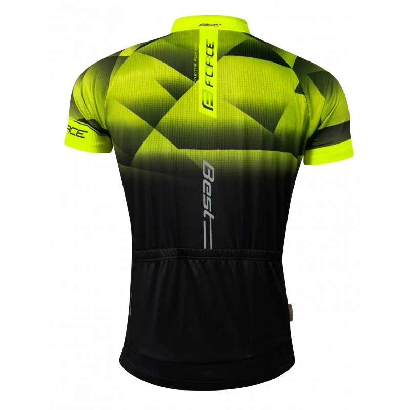 Maglia Ciclismo FORCE BEST Fluo Nero 4 Maglia Ciclismo FORCE BEST Fluo Nero - immagine 2
